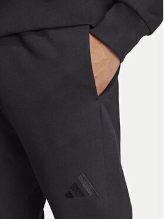 Pantaloni de trening cu Elastic Negru