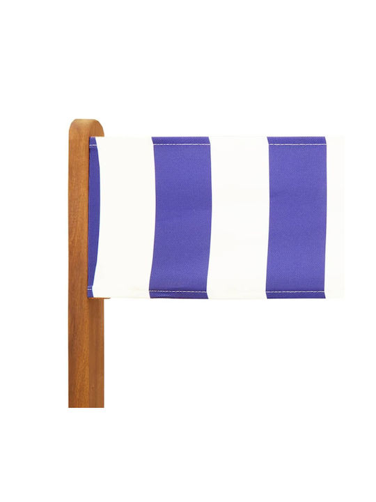 Garten- und Outdoor-Möbelsets für kleinen Raum 3 Stück Blau/Weiß