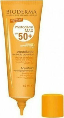 Bioderma Photoderm Max Aquafluid Αντηλιακή Κρέμα Προσώπου SPF50 40ml