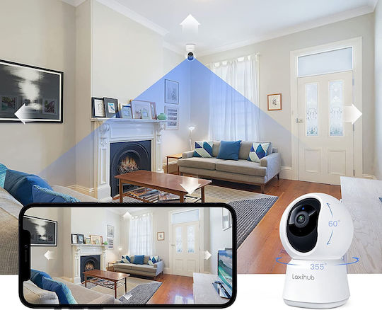 Laxihub P2 IP Κάμερα Παρακολούθησης Wi-Fi Full HD 1080p με Αμφίδρομη Επικοινωνία
