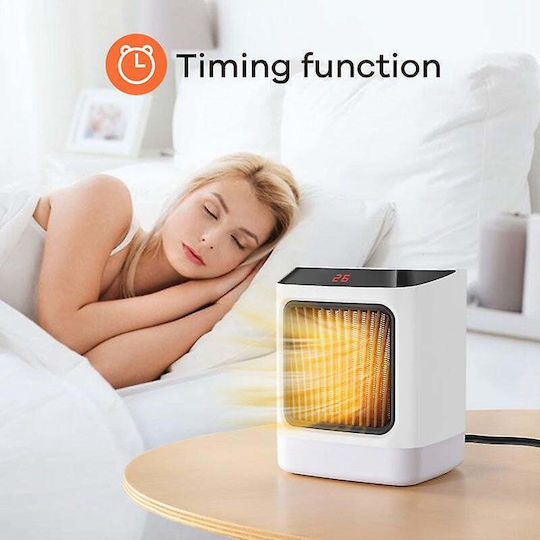 Mini Portable Heater Flippy Digital Display Smart Synchronization Colorful Night Light