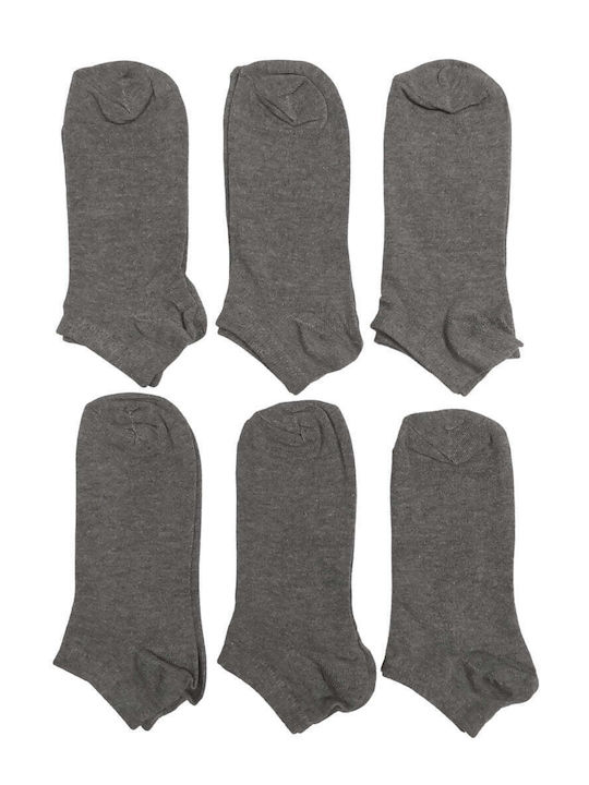 Vtex Socks Ανδρικές Μονόχρωμες Κάλτσες Μαύρες 6Pack