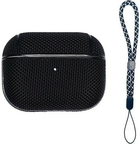 Beline Shell Cover Θήκη Σιλικόνης σε Μαύρο χρώμα για Apple AirPods 1 / AirPods 2