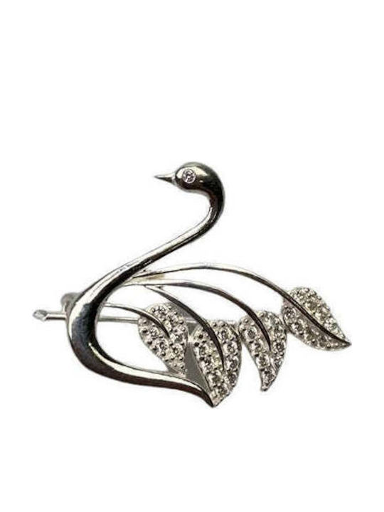 Brosa Silver 925 Swan