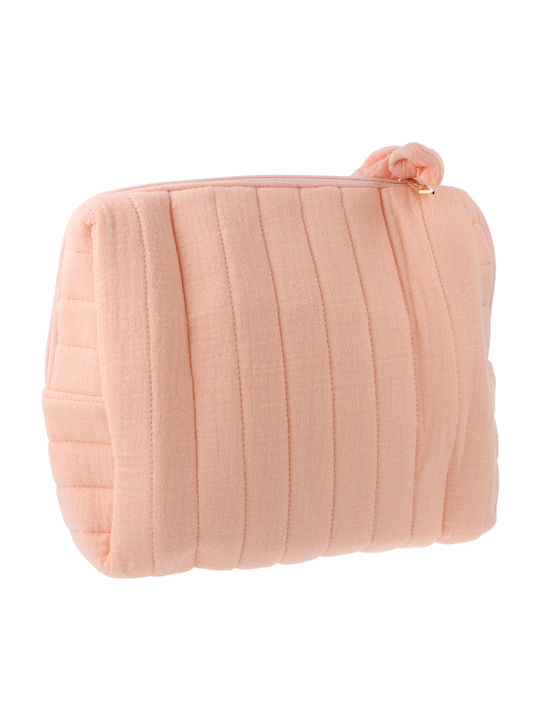 Parsa Muslin Pink Small Toiletry Bag