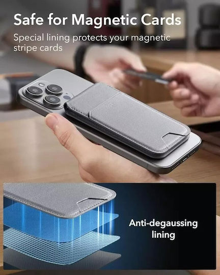 ESR MagSafe Θήκη Καρτών HaloLock Natural Titanium