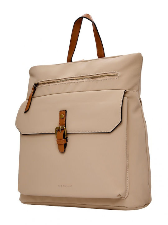 Bag to Bag Damen Tasche Rucksack Beige