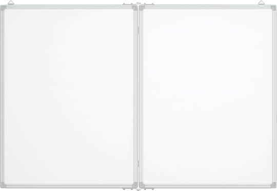 vidaXL Magnetic Hanging Dry Erase Board 120x80cm