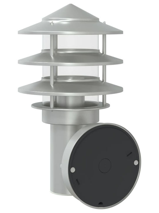 vidaXL Wall-Mounted Outdoor Light E27 IP44 15.5x15.5x28εκ.