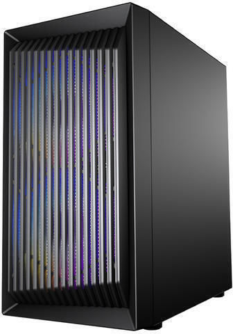 1STPLAYER BS-2 Gaming Mini Tower Κουτί Υπολογιστή με Πλαϊνό Παράθυρο Μαύρο
