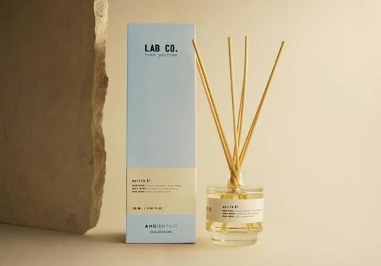 Αρωματικό Χώρου Στικς 100ml Myrtle #1 Diffuser Lab Co