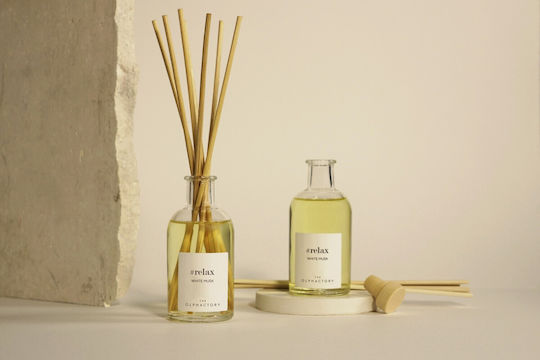 Αρωματικό Χώρου Στικς 100ml White Musk Relax Diffuser Olphactory