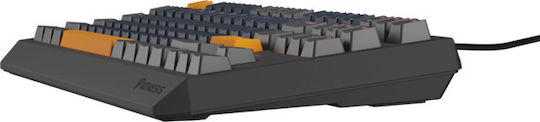 Genesis Thor 230 TKL Gaming Μηχανικό Πληκτρολόγιο Tenkeyless με Outemu Panda διακόπτες και RGB φωτισμό (Αγγλικό US) Naval Blue Positive