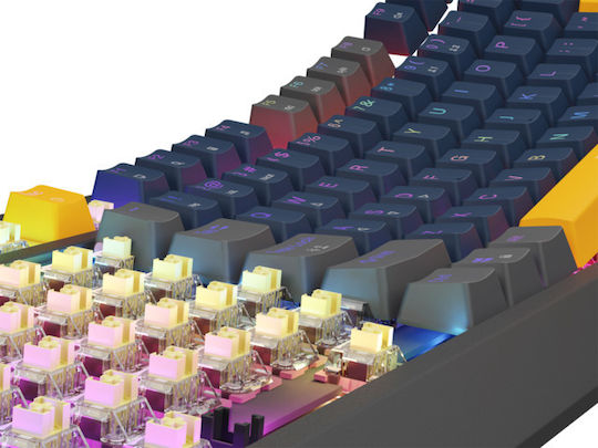 Genesis Thor 230 TKL Gaming Μηχανικό Πληκτρολόγιο Tenkeyless με Outemu Panda διακόπτες και RGB φωτισμό (Αγγλικό US) Naval Blue Positive