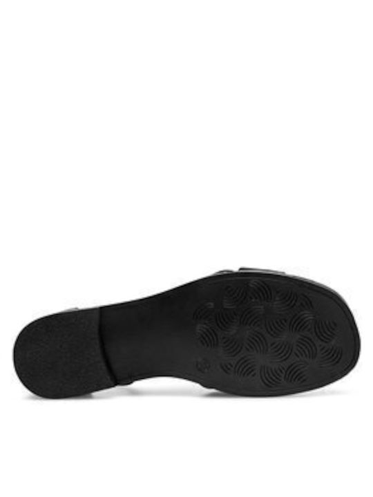 Women's Flat Sandals in Black Color