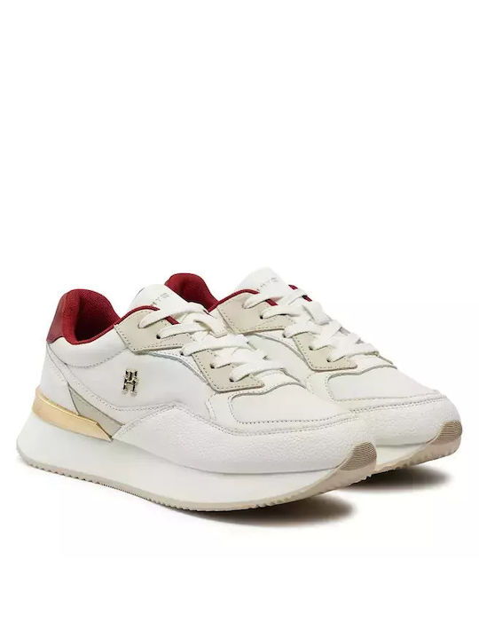 Tommy Hilfiger Γυναικεία Chunky Sneakers Λευκά