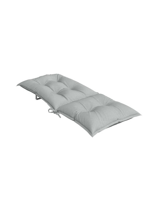 vidaXL Perna Scaunului De Grădină Cu Spătar Gri Deschis 2 Bucăți 50x120cm