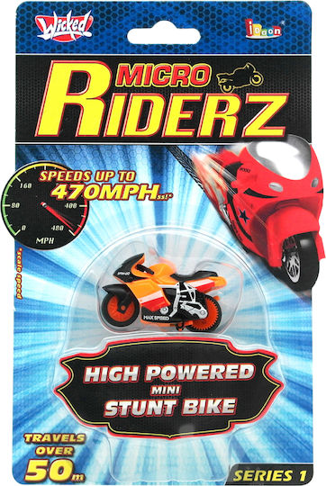 Wicked Μοτοσυκλέτα Micro Riderz για 3+ Ετών (Διάφορα Σχέδια) 1τμχ