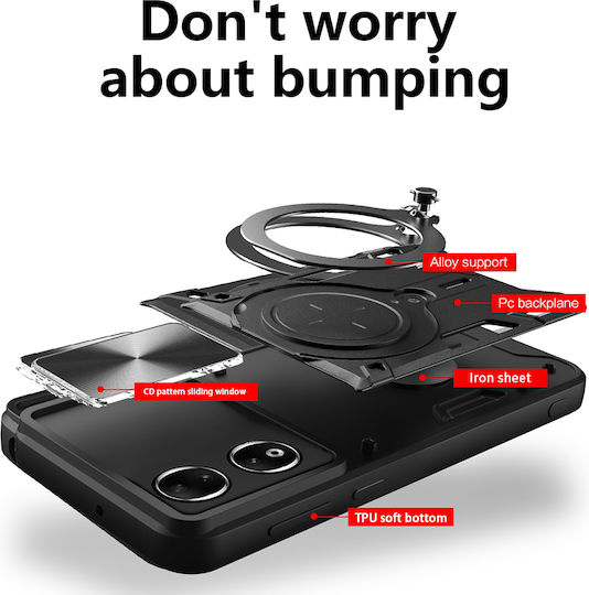 Techsuit Back Cover Μπλε (Honor 90)