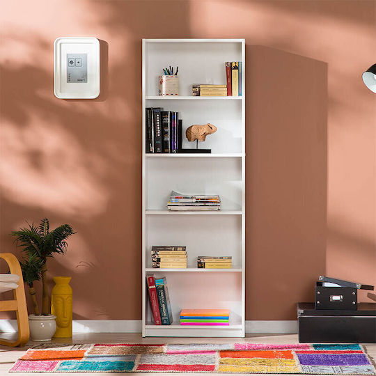 Βιβλιοθήκη Max Λευκό 58x23x170εκ.