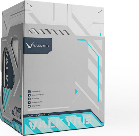 Valkyrie Vind SL125 CPU Cooling Fan with ARGB for AM4/AM5/1200/115x/1700 Socket White