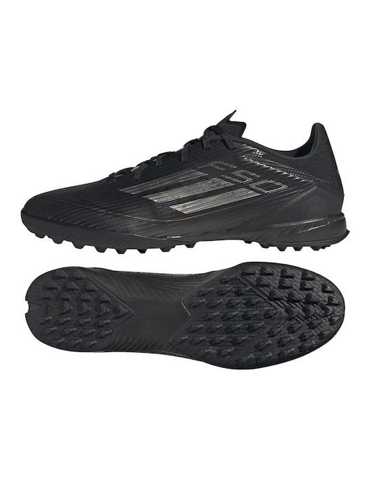 Adidas F50 League TF Χαμηλά Ποδοσφαιρικά Παπούτσια με Σχάρα Μαύρα
