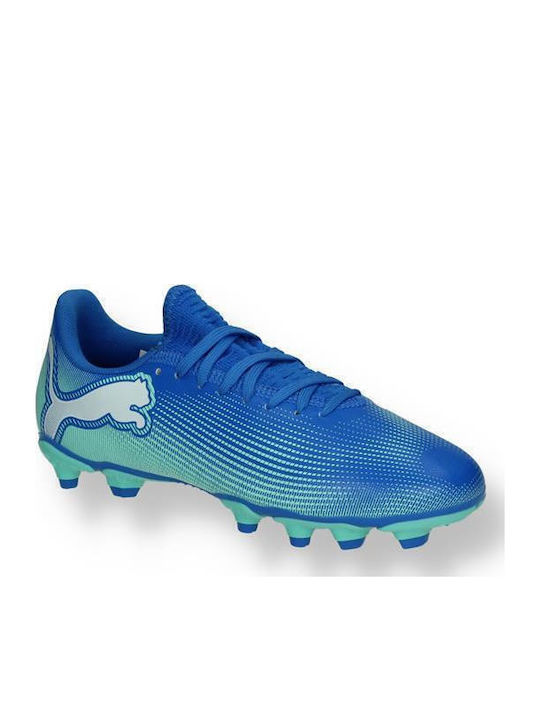 PUMA Future 7 Play Football Shoes with Cleats Blue