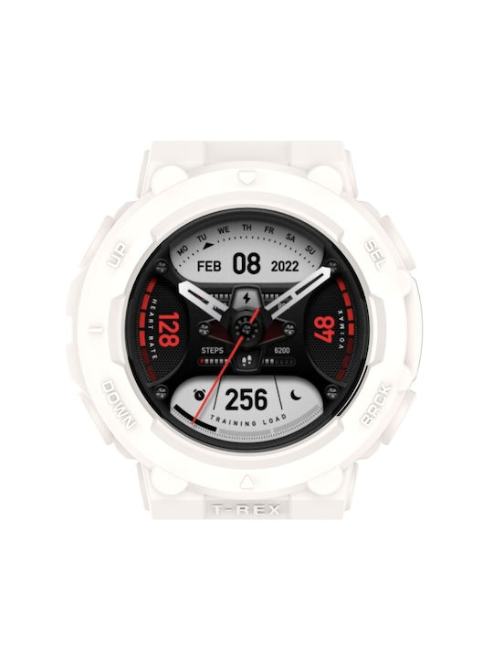 Carcasă de Silicon în culoarea Alb pentru Amazfit T-Rex 2