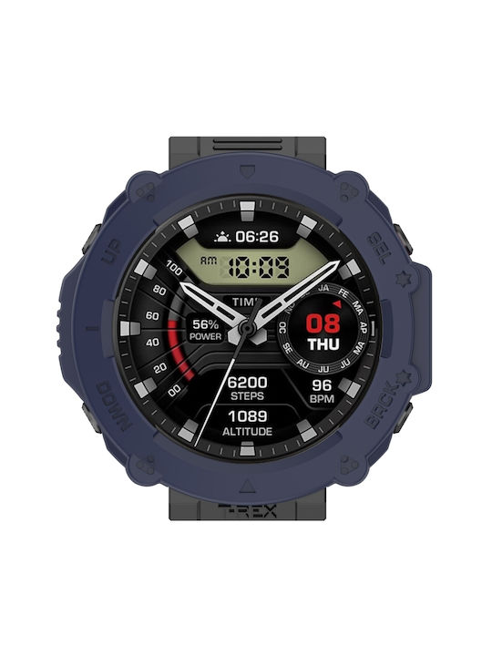Силиконов Калъф в Син цвят за Amazfit T-Rex