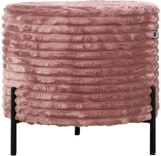 Hocker Für das Wohnzimmer Lux Pink 46x46x43cm Hocker Für das Wohnzimmer Lux Pink 46x46x43cm