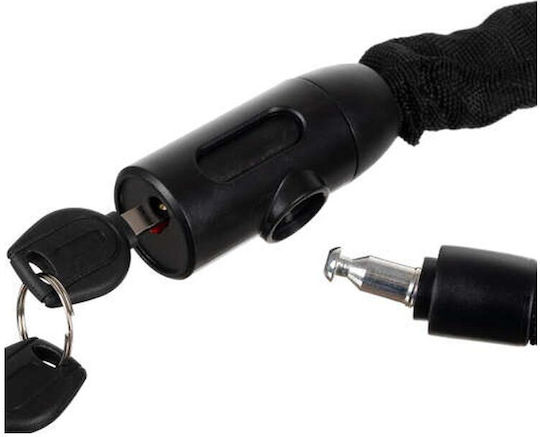 Bicycle Cable Lock with Key Black