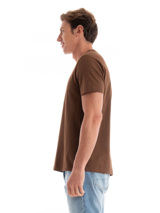 Ralph Lauren Ανδρικό T-shirt Κοντομάνικο Brown