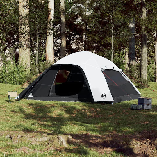 vidaXL Σκηνή Camping Igloo Λευκή για 6 Άτομα 335x396x178εκ.