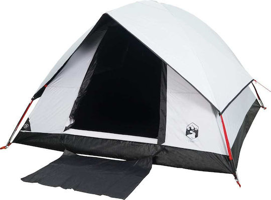 vidaXL Campingzelt Iglu Weiß für 2 Personen 215x150x127cm