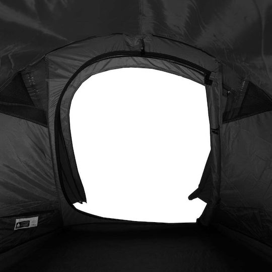 vidaXL Campingzelt Tunnel Weiß für 3 Personen 230x110x125cm