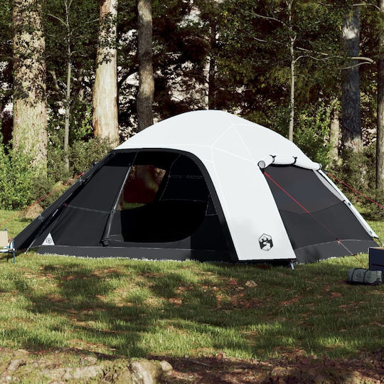 vidaXL Σκηνή Camping Igloo Λευκή για 6 Άτομα 335x396x178εκ.