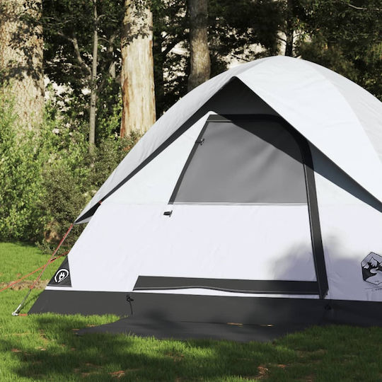 vidaXL Campingzelt Iglu Weiß für 2 Personen 215x150x127cm