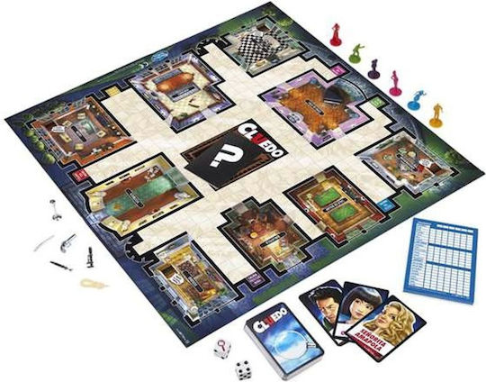 Board Game Cluedo: The Classic Mystery Game (Νέα Έκδοση) for 2-6 Players 8+ Years Old Hasbro