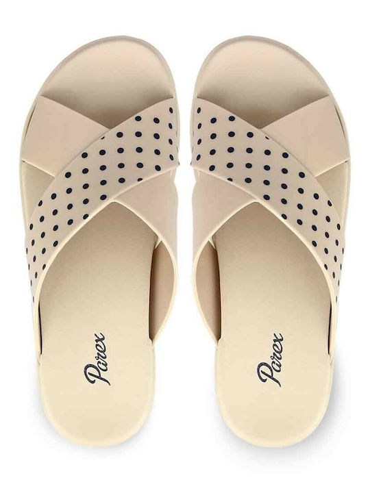 Parex Women's Flip Flops Beige