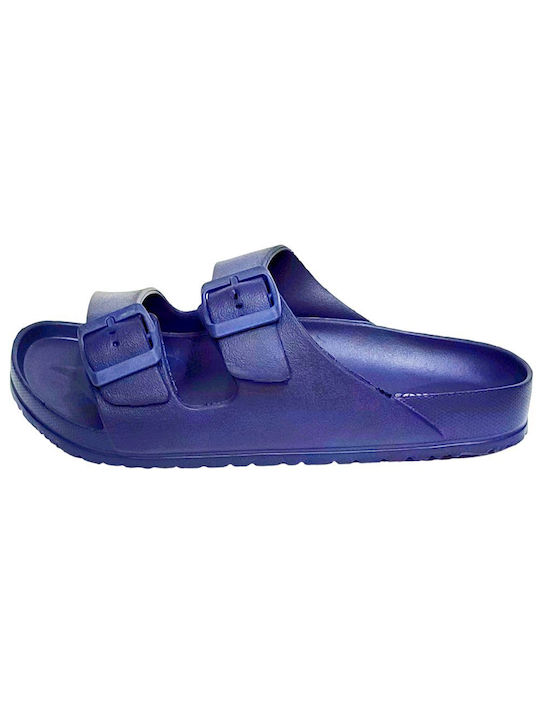 Mitsuko Frauen Flip Flops in Blau Farbe