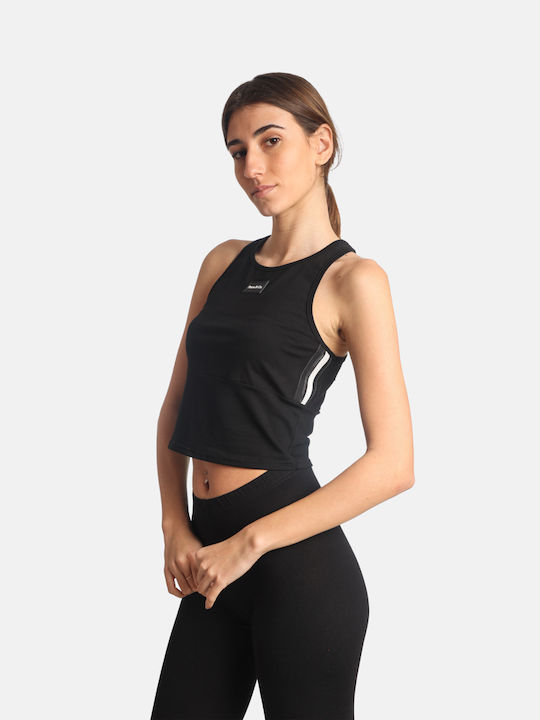 Paco & Co Damen Sportliches Bluse Ärmellos Black