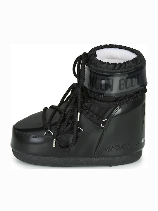Icon Low Damenstiefel mit Gummizug Schwarz