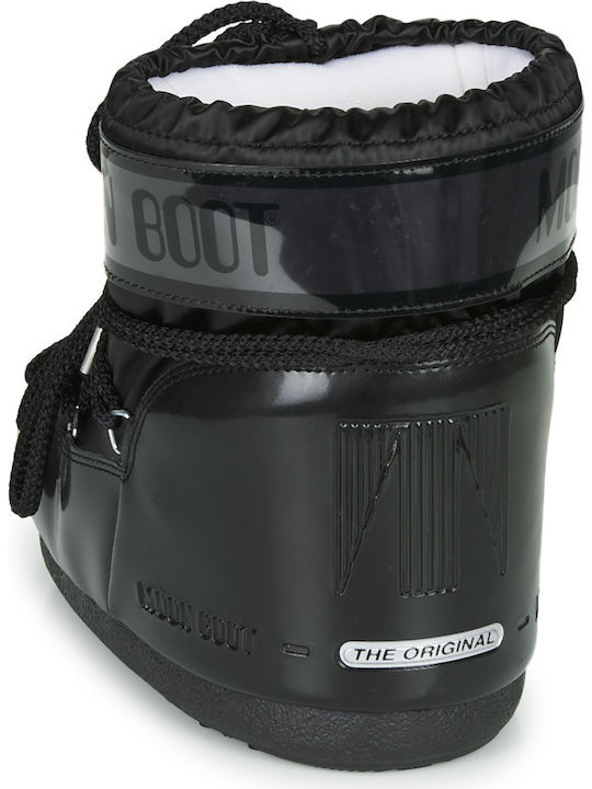 Icon Low Damenstiefel mit Gummizug Schwarz