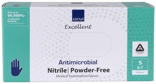 Abena Excellent Handschuhe Nitril Puderfrei in Blau Farbe 200Stück