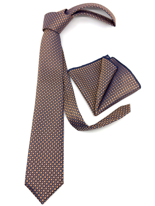 Legend Accessories Men's Tie Set Printed in Red Color