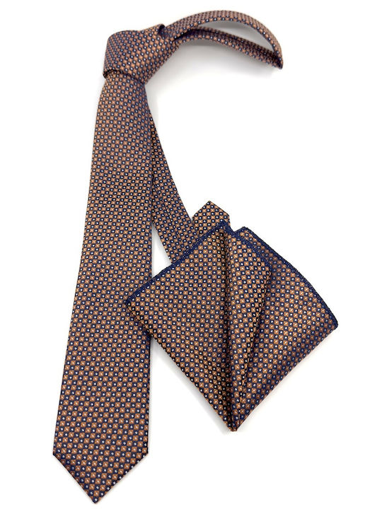 Legend Accessories Men's Tie Set Printed in Red Color