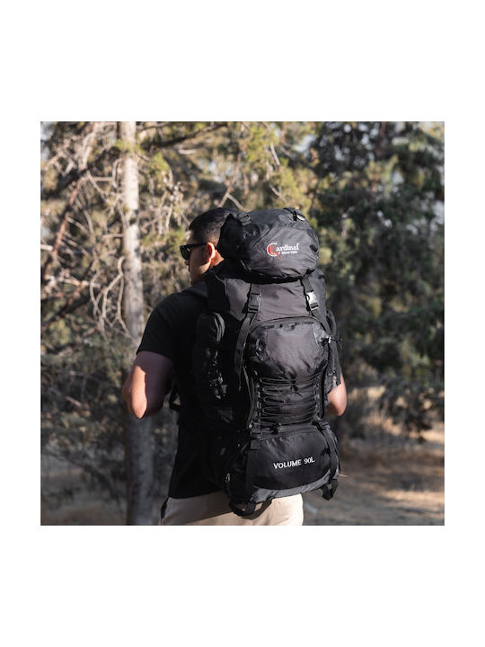 Cardinal Waterproof Mountaineering Backpack 90lt Black