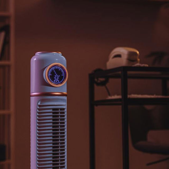 Cecotec Energysilence 1090 Skyline Retro Ανεμιστήρας Πύργος 40W με Τηλεχειριστήριο Λευκός