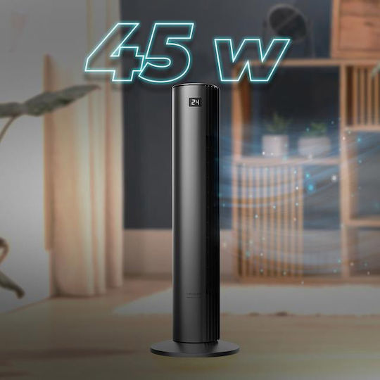 Cecotec Energysilence 790 Skyline Smart Ανεμιστήρας Πύργος 45W με Τηλεχειριστήριο Μαύρος