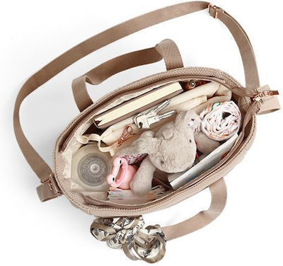 Babyono Wickeltasche-Wickeltasche Schulter/Hand Beige